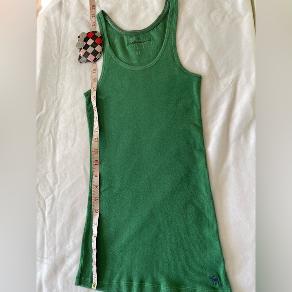Abercrombie Ribbed Green Tank Top Juniors - Picture 15 of 15